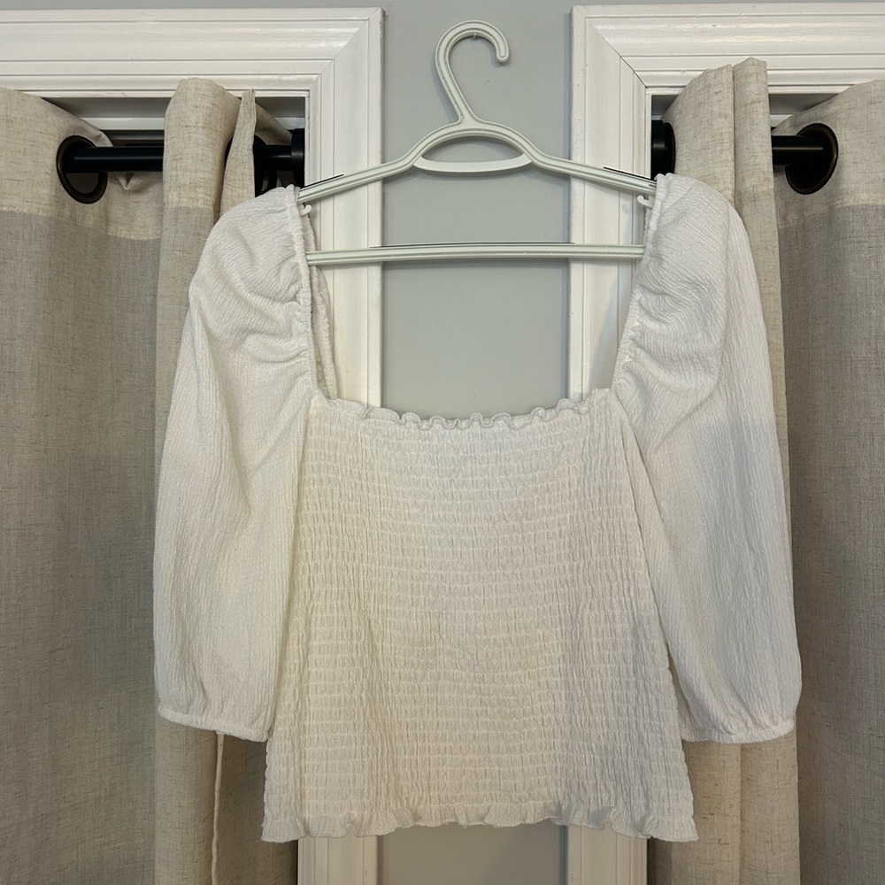Elegant White Women's Top